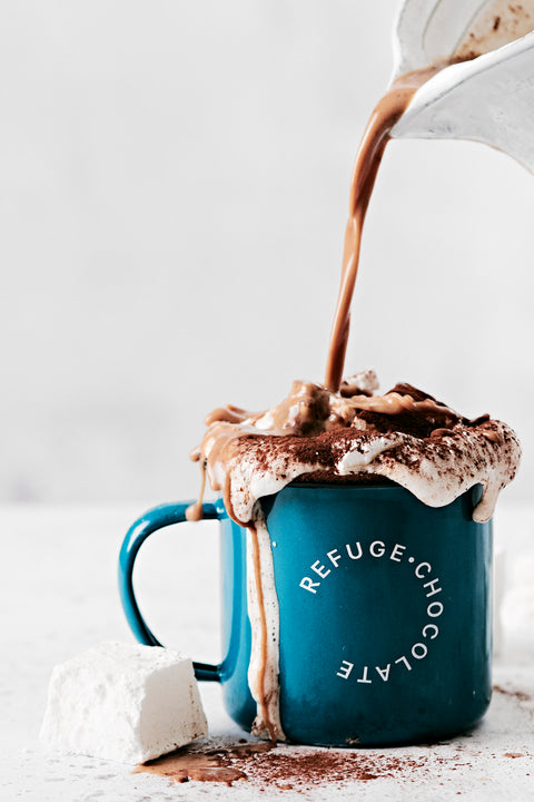 Hot Chocolate Melts and a Refuge Tin Mug